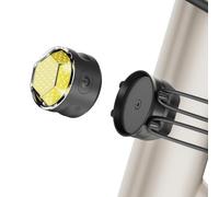 SHAPEHEART Light_Mini_White Luce della bicicletta Anteriore Adulto Unisex, Nero, Singolo