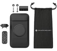 Shapeheart Scooter Bundle Supporto magnetico per smartphone per cruscotto, nero, taglia XL per maschi