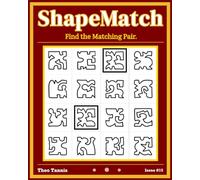 ShapeMatch: Find the Matching Pair - A Visual Puzzle Book for Sharp Minds, Issue #15