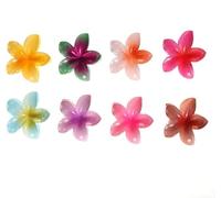 SHAPEPOTY 8 Pezzi Fermaglio Capelli Donna Grande, Mollettone Capelli Donna Elegante Antiscivolo Pinze per Capelli di Fiori Plastica Mollette Capelli Resistenti Pinza Capelli Lunghi Spessi