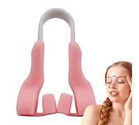 Shaper per naso largo, riduttore per naso comodo, sicuro, in silicone, a forma di U, dispositivo di rafforzamento per respirare, dormire, modellare il naso, adulti