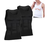 Shaperluv for Men, Shaperluv Tank 2.0 Mens, 2025 New Shaper Luv Tank 2.0 Mens Big And Tall (Black,XXL)
