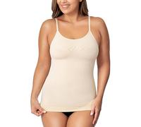 SHAPERMINT Canottiera modellante da donna, con scollo rotondo, modellante per il controllo della pancia, canottiera da donna, Confezione da 1, color carne, 4X-Large