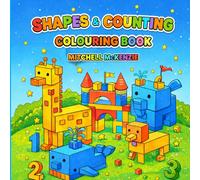 Shapes and counting colouring book