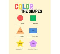 Shapes Coloring Book: A Fun and Easy Coloring Book to Learn Basic Shapes for Kids