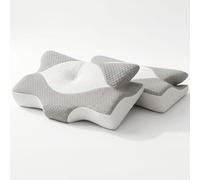 SHAPEVITAL Set di cuscini cervicali OrthoStar | forma ergonomica a far