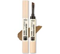 Shaping Long-Lasting Color Dual-Ended Eyebrow Tint Cream,Shape & Hold Dual Tip Eyebrow Tint Cream,Waterproof Long Lasting Multi-Purpose Eyebrow Cream (Light Brown)