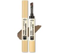 Shaping Long-Lasting Color Dual-Ended Eyebrow Tint Cream,Shape & Hold Dual Tip Eyebrow Tint Cream,Waterproof Long Lasting Multi-Purpose Eyebrow Cream (Light Tea)