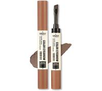 Shaping Long-Lasting Color Dual-Ended Eyebrow Tint Cream,Shape & Hold Dual Tip Eyebrow Tint Cream,Waterproof Long Lasting Multi-Purpose Eyebrow Cream (Dark coffee)