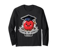 Shaping Tiny Humans, Divertente Insegnante della Apple School Grade Maglia a Manica
