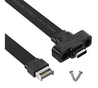 SHAPOKY Cavo di prolunga USB 3.1 da tipo E a tipo C, cavo adattatore interno Gen 2 (10 Gbit/S), con 2 viti (50 cm)