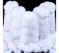 Shappy Neve Finta di Festa Neve Artificiale per Decorazioni Interni Coperta di Neve Morbida Soffice per Decorazioni Invernali Natalizie, Esposizioni del Villaggio, sotto L'Albero di Natale(1000 g)