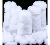 Shappy Neve Finta di Festa Neve Artificiale per Decorazioni Interni Coperta di Neve Morbida Soffice per Decorazioni Invernali Natalizie, Esposizioni del Villaggio, sotto l'Albero di Natale(400 g)