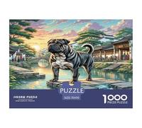 Shar Pei 1000 Pezzi Puzzle Regalo Creativo Per Il Relax Per Adulti E Bambini Dai 14 Qualità Premium Sfide Extra Divertenti Intrattenimento Creativo 70x50cm/1000pcs
