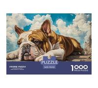 Shar Pei 1000 Pieces Jigsaw Puzzles For Adults Challenging Game Stress Relieving Entertainment Cultivate The Spirit of Teamwork for The Whole Family, Gifts for Women, Gifts for Men 70x50cm/1000pcs
