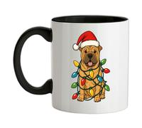 Shar Pei Luci di Natale - Tazza IN Ceramica - Cane Carino Divertente Cucciolo