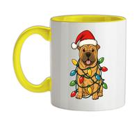 Shar Pei Luci di Natale - Tazza IN Ceramica - Cane Carino Divertente Cucciolo