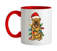 Shar Pei Luci di Natale - Tazza IN Ceramica - Cane Carino Divertente Cucciolo