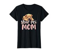 Shar Pei Mamma Cane Shar-Pei Mama Cucciolo carino Maglietta