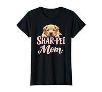 Shar Pei Mamma Cane Shar-Pei Mama Cucciolo carino Maglietta