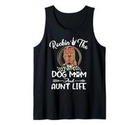 Shar Pei Rocking The Dog Mom And Aunt Life Mothers Day Canotta