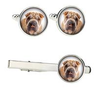 Shar Pei set di mollette in una scatola con immagine Art-Dog
