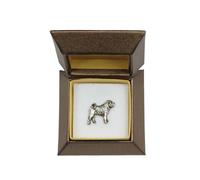 Shar Pei - Spilla In Argento Con L'Immagine Di Un Cane Art Dog DE