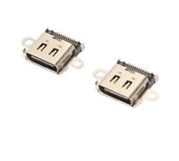 Sharainn 2 PCS Sostituzione Tipo C Porta per switchs Lite HDH-001, Socket Caricatore del Connettore con Console USB C per Applicazioni di Riparazione di Ricarica