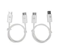 Sharainn 2 PCS Trasmettitore e Ricevitore HDMI Wireless, Mittente e Ricevitore HDMI Wireless Adattatore Dongle HD 1080p con Plug e Riproduzione a Doppia modalità per i Proiettori TVS per