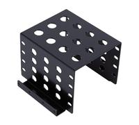 Sharainn Alloggiamento in Lega di Alluminio per Disco Rigido HDD SSD da 2,5 | Staffa di montaggio per disco rigido con fori di ventilazione, gabbia interna per disco rigido per case del PC, rack di
