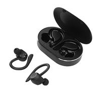 Sharainn Auricolari Wireless, Auricolari Bluetooth 5.1 Stereo con Microfono di Cancellazione del Rumore, Design Auricolare Impermeabile per Viaggi di Guida Sportiva (Black)