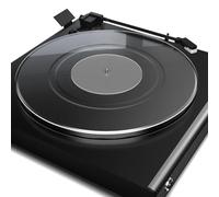 Sharainn Mappe del Giradischi Acrilico, Mamat Acrilico Anti -statico per Giradischi, Riduzione del Rumore da 12 Pollici di Record di Record con Effetto Luminoso per il Suono Hi Fi (chiaro)