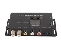 Sharainn Modulatore UHF, Modulatore TV Modulatore Regolabile AV a RF Converter con Cavo di Carica USB per Set di Scatole Top e Una Sorgente V.