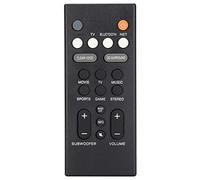 Sharainn Telecomando Sostitutivo per Yas-209 Yas-109, Controller per Altoparlanti Wireless in ABS Durevole, Portata 10 M, Telecomando con Funzioni Complete per YamahaSoundbar