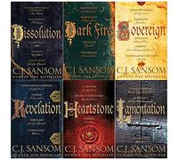 Shardlake series collection c. j. Sansom 6 books set (Dissolution, Dark Fire, Sovereign, Revelation, Heartstone, Lamentation)