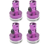 ShareGoo RC - Confezione da 4 postini magnetici in lega, attacco a conchiglia invisibile, compatibile con HSP Redcat Himoto Traxxas SCX10, Sakura 4WD 1/10 RC auto (viola)