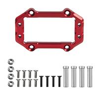 ShareGoo - Set di supporto per servo sterzo in metallo, compatibile con Arrma 1/8 Kraton 6S Outcast Senton Talion Typhon BLX RC parti di aggiornamento auto (rosso)