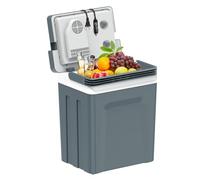 SHAREWIN - Raffreddatore elettrico e riscaldatore con manico da 26 quarti/25 l portatile per veicoli e camion con 110 V AC e 12 V DV, frigorifero portatile per campeggio, mini frigorifero