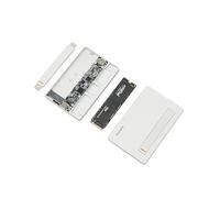 sharge Disk Plus SSD Enclosure M.2 NVMe, World's Thinnest 0.24" Magnetic SSD Enclosure, 10Gbps USB C 3.2 Gen2, 4TB (2230/2242/2280 SSD) for MacBook, iPhone 16 Steam Deck (SSD Not Included)