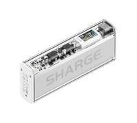 SHARGE Shargeek 140 Power Bank, 20000mAh Transparente Powerbank USB-C USB-A Ports mit Smart Display, Laptop Externe Handyakkus für iPhone 16/15/14 Serie, iPad, AirPods, MacBook