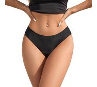 SHARICCA Slip Bikini per Il Ciclo per Donne, Costumi da Bagno per Il Ciclo, Slip Bikini Neri, Costumi da Bagno Mestruali a Prova di Perdite, Biancheria Intima per Il Ciclo（Nero-1P01-XS）