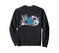 Shark 8th Birthday Ocean Animal 8 Anni Kid Party Theme Felpa
