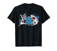 Shark 8th Birthday Ocean Animal 8 Anni Kid Party Theme Maglietta