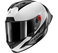 Casco Integrale Shark Aeron-Gp Carbon Blank Sp Bianco Antracite M