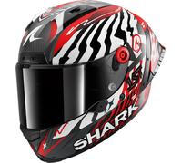 Shark Aeron GP FIM 2 Speed Fancy Carbon Casco, carbone-rosso, taglia M per maschi