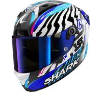 Shark Aeron Speed-Fancy, casco integrale L female Nero/Bianco/Blu