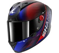 SHARK Casco integrale Aeron Speed-Tech Carbon opaco Nero/Blu/Rosso Uomo XS