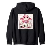 Shark Bat Kawaii, Simpatico Scheletro Gotico Pastello Felpa con Cappuccio