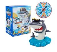 Shark Bite Game | ABS Interactive Board Toy, Family Prank Game | Funny Competitive Gold Coin Stealing Toy For Kids And Adults, Birthday, Picnic, Camping, Beach, Party Entertainment | Battery-P