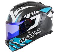 Shark Spartan GT Pro Carbon Zarco Track Racer, casco integrale XL male Nero/Bianco/Azzurro